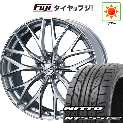 【パンク保証付】【新品国産車用 5穴114.3車】 夏タイヤ ホイール4本セット 245/35R20 ニットー NT555 G2 ウェッズ レオニス MX 20インチ