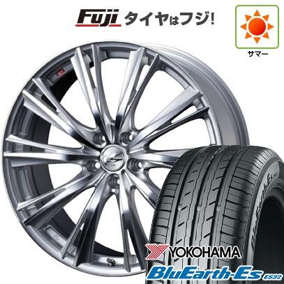 【新品国産車用 5穴114.3車】 夏タイヤ ホイール4本セット 225/55R18 ヨコハマ ブルーアース ES32 ウェッズ レオニス WX 18インチ