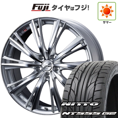 【パンク保証付】【新品国産車用 5穴114.3車】 夏タイヤ ホイール4本セット 245/30R20 ニットー NT555 G2 ウェッズ レオニス WX 20インチ