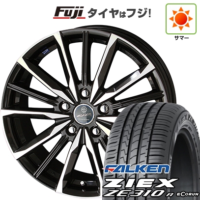 【新品】フリード 5穴/114 夏タイヤ ホイール4本セット 185/65R15 ファルケン ZE310R エコラン（限定） 共豊 スマック プライム ヴァルキリー 15インチ
