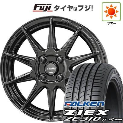 【新品国産車用 4穴100車】 夏タイヤ ホイール4本セット 185/60R15 ファルケン ジークス ZE310R エコラン（限定） 共豊 サーキュラー C10R 15インチ
