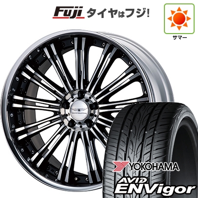 【新品国産車用5穴114.3】 | 夏タイヤ ホイール4本セット | 245/40R21 | ヨコハマ エイビッド エンビガーS321 | レノヴァティオ 2P R12-C | 21インチ