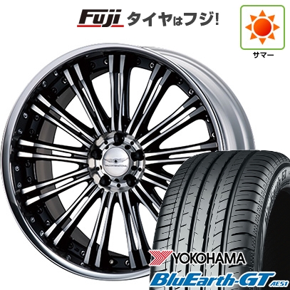 BluEarth - 【新品国産車用5穴114.3】 | 夏タイア 車輪4本仕かける | 225/40R19 | ヨコハマ 青み地びた GT AE51 | WALD ヴァルド レノヴァティオ 2P R12-C | 19in