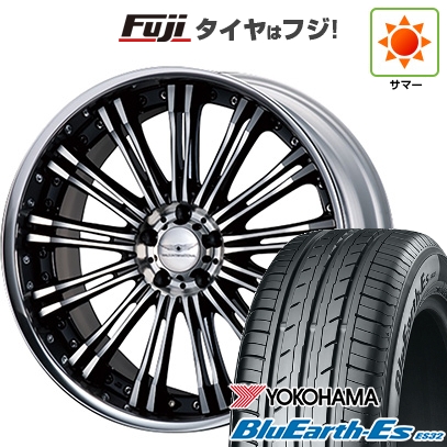 【新品国産車用5穴114.3】 | 夏タイヤ ホイール4本セット | 245/40R19 | ヨコハマ ブルーアース ES32 | WALD ヴァルド レノヴァティオ 2P R12-C | 8J 19インチ