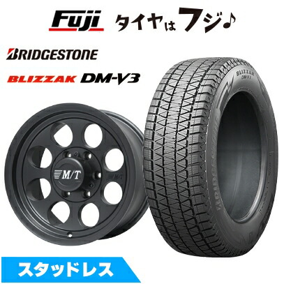 【新品国産車用 6穴139.7車】 スタッドレスタイヤ ホイール4本セット 265/70R16 ブリザック DM-V3 DMV3 ミッキートンプソン クラシック3 16インチ
