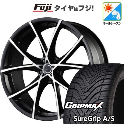 【新品国産5穴114.3】 オールシーズンタイヤ ホイール4本セット 225/55R18 グリップマックス シュアグリップ エムズスピード ジュリア フルスロットル 18インチ