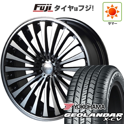 【新品国産車用5穴114.3】 | 夏タイヤ ホイール4本セット | 265/40R22 | ヨコハマ ジオランダー X-CV G057 | エムズスピード FORGEDデザイン 666 | 9J 22インチ