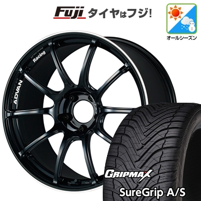 【新品国産車用5穴114.3】 | オールシーズンタイヤ ホイール4本セット | 225/40R18 | グリップマックス Sure Grip AS | ADVAN Racing RZII 18インチ