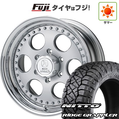 【新品国産車用 6穴139.7車】 夏タイヤ ホイール4本セット 285/70R17 ニットー リッジグラップラー エルフォード ブラッドストック 3P 17インチ