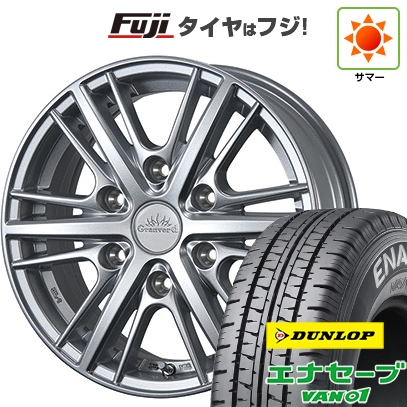 【DUNLOP VAN01 195/80R15 107/105L LT】夏タイヤ【200系ハイエース 純正アルミホイール 15インチ 6J6HPCD139.7+35】希少 (TT98) クレジットカード QR決済可能 エナセーブ 【新品】ハイエース200系 | 夏タイヤ ホイール4本セット