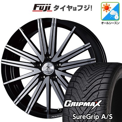 新品国産車用 5穴114.3車 オールシーズンタイヤ ホイール4本セット 225/40R19 GRIPMAX シュアグリップAS ケースペック SILK BLAZE ヴォルツァ 19インチ
