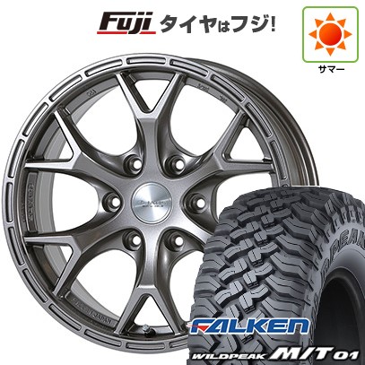 【新品国産車用 6穴139.7車】 夏タイヤ ホイール4本セット 265/70R17 ファルケン ワイルドピーク M/T01 ジャオス トライブクロウ 17インチ