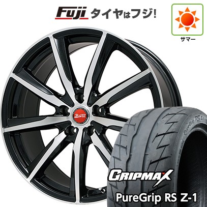 グリップマックス 【新品国産5穴100車】 夏タイヤ ホイール4本セット 