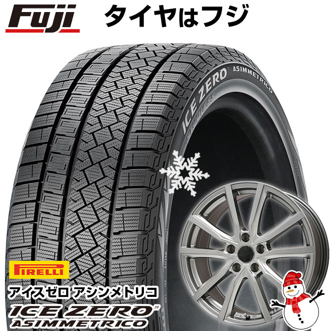 【新品国産5穴114.3車】 スタッドレスタイヤ ホイール4本セット 225/65R17 ピレリ ウィンター アイスゼロアシンメトリコ ブランドル N52 17インチ : fuji 4241 93050 38486 38486 : フジコーポレーション