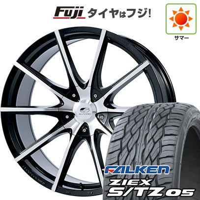 ZIEX 【新品国産6穴139.7車】 夏タイヤ ホイール4本セット 285/45R22  
