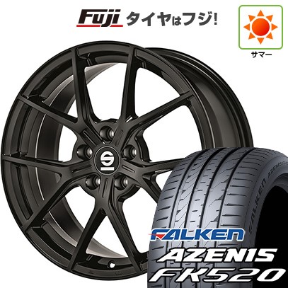 【新品国産車用 5穴114.3車】 夏タイヤ ホイール４本セット 225/50R18 ファルケン アゼニス FK520L OZ SPARCO ポディオ 18インチ