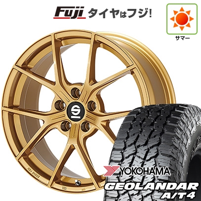 【新品国産車用 5穴114.3車】 夏タイヤ ホイール4本セット 235/60R18 ヨコハマ ジオランダー A/T4 G018 RBL OZ SPARCO ポディオ 18インチ