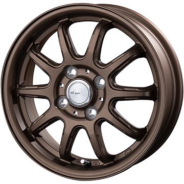 新品 エブリイワゴン オールシーズンタイヤ ホイール4本セット 155/70R13 クムホ マーシャル MH22 (限定) インターミラノ  AZ-SPORTS RC-10 ブロンズ 13インチ