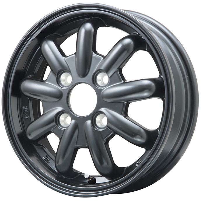 【新品 軽自動車】N-BOX タント スペーシア スタッドレスタイヤ ホイール４本セット 165/55R15 GRIP MAX アイスX BSW  (限定) ストレンジャーKST-9改 15インチ