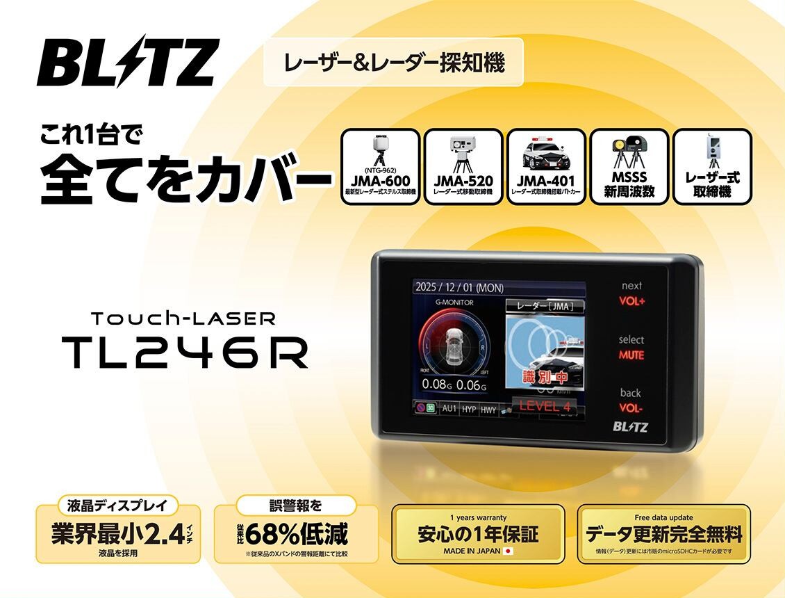 BLITZ（ブリッツ） 【在庫あり】BLITZ TL246R Touch-LASER + OBDII