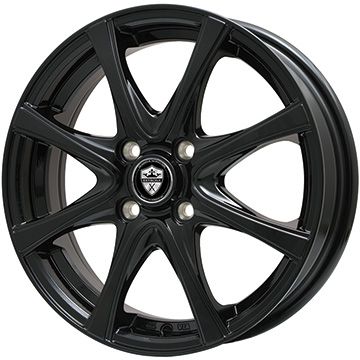 【新品国産4穴100車】 夏タイヤ ホイール4本セット 175/70R14 ミレバー ハーモニック MP270(限定) ブランドル KF25B 14インチ｜fujicorporation