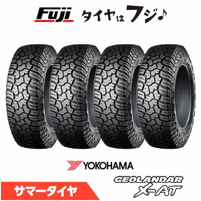 4�{�Z�b�g YOKOHAMA ���R�n�} �W�I�����_�[ X-AT G016 RBL �u���b�N���^�[ 235/65R17 109/105Q �ă^�C�� �T�}�[�^�C�� �P�i