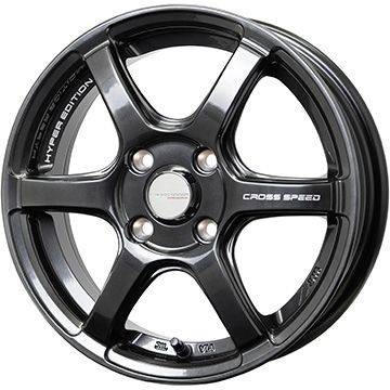 【ホイール単品4本セット】 HOT STUFF ホットスタッフ クロススピード ハイパーエディションRS6 4.5J 15インチ｜fujicorporation