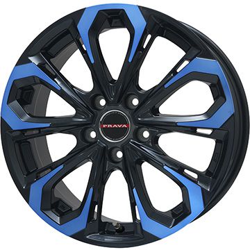 【新品国産5穴114.3車】 夏タイヤ ホイール４本セット 225/45R18 ファルケン アゼニス FK520L ビッグウエイ LEYSEEN プラバ5X(ブルークリア) 18インチ :fuji 1261 118961 40734 40734:フジコーポレーション