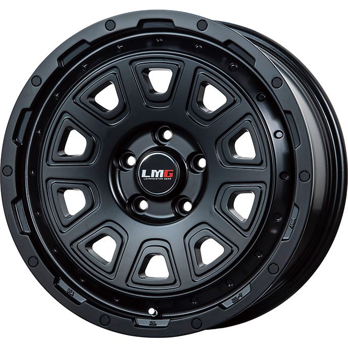 【新品国産5穴114.3車】 夏タイヤ ホイール４本セット 245/70R16 ブリヂストン デューラー A/T002 OWL/RBL レアマイスター LMG DS 10 マットブラック 16インチ :fuji 15841 115610 43449 43449:フジコーポレーション