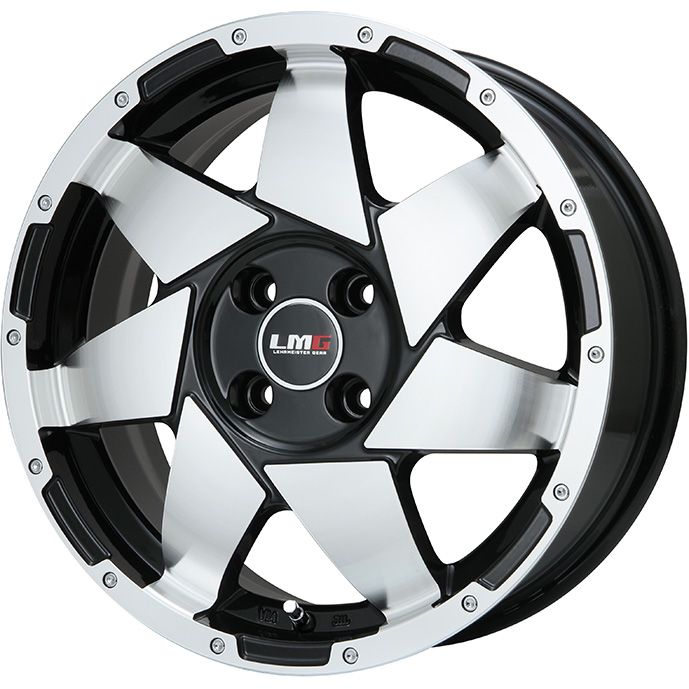 【新品国産5穴114.3車】 夏タイヤ ホイール４本セット 215/70R16 ブリヂストン デューラー A/T002 OWL/RBL レアマイスター LMG shuriken 16インチ :fuji 1581 117267 43450 43450:フジコーポレーション