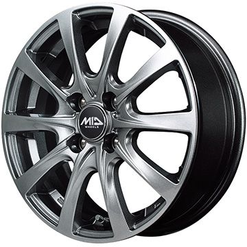 【新品 軽自動車】 オールシーズンタイヤ ホイール4本セット 145/80R13 クムホ マーシャル MH22 オールシーズン(限定) MID ユーロスピード F10 13インチ｜fujicorporation