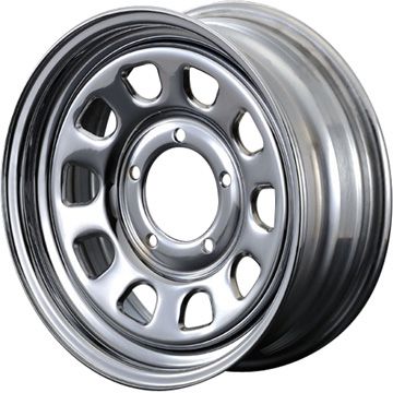 【ホイール単品4本セット】 MOTOR FARM モーターファーム DAYTONA クローム 5.5J 16インチ :fuji 0 102379 0 0:フジコーポレーション