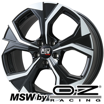 【輸入車用ホイール単品4本セット】 MSW by OZ Racing MSW 43(グロスブラックフルポリッシュ)  7.5J 18インチ 5H/108 +46(送料無料)｜fujicorporation