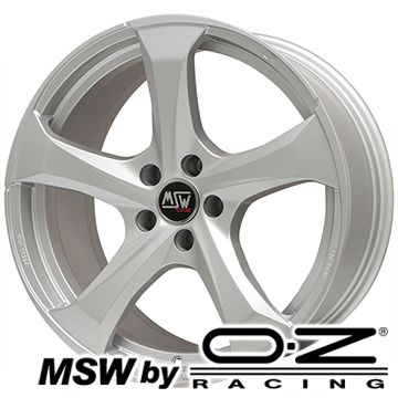 ホイール単品4本セット】 MSW by OZ Racing MSW 47(フルシルバー) 7.5J 