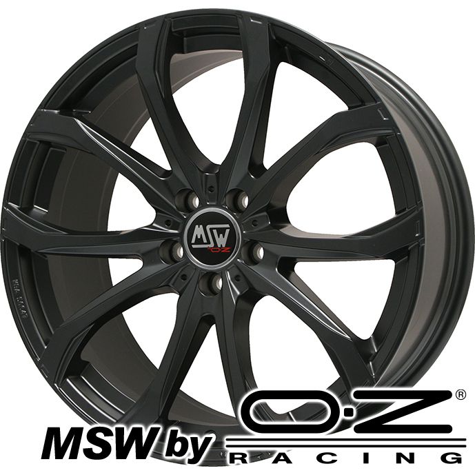 【ホイール単品4本セット】 MSW by OZ Racing MSW 48(マットブラック) 7.5J 17インチ｜fujicorporation