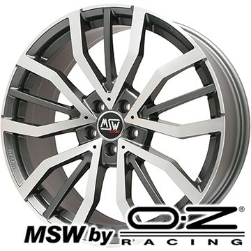 【ホイール単品4本セット】 MSW by OZ Racing MSW 49(グロスガンメタルポリッシュ) 8J 19インチ