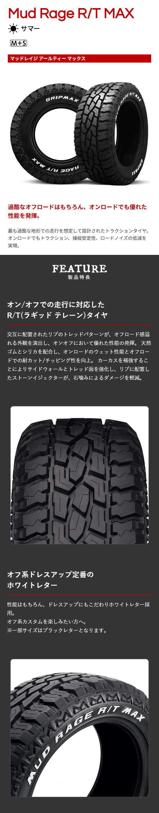 【送料込】GRIPMAX MUDRAGE R/T MAX 4本セット グリップマックス 送料無料 夏 タイヤ 【4本セット 新品