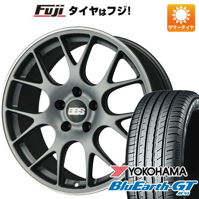 【新品国産5穴114.3車】 夏タイヤ ホイール4本セット 225/45R19 ヨコハマ ブルーアース GT AE51 BBS GERMANY BBS CH R サテンチタニウム 19インチ :fuji 879 127571 28528 28528:フジコーポレーション