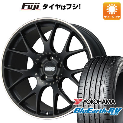 【パンク保証付】【新品国産5穴114.3車】 夏タイヤ ホイール4本セット 245/45R19 ヨコハマ ブルーアース RV 03 BBS GERMANY BBS CH R サテンブラック 19インチ :fuji 1141 127594 36866 36866:フジコーポレーション