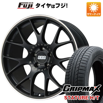 【新品国産5穴114.3車】 夏タイヤ ホイール4本セット 245/45R20 グリップマックス スタチャー H/T BSW（限定） BBS GERMANY BBS CH R サテンブラック 20インチ :fuji 1481 127611 38307 38307:フジコーポレーション