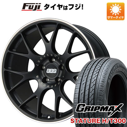 【新品国産5穴114.3車】 夏タイヤ ホイール4本セット 245/45R20 グリップマックス スタチャー H/T300 BSW（限定） BBS GERMANY CH R サテンブラック 20インチ :fuji 1481 127611 40207 40207:フジコーポレーション