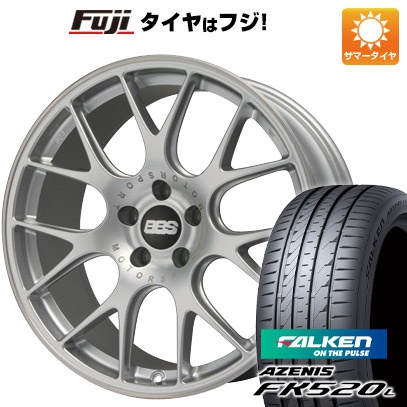 【新品国産5穴114.3車】 夏タイヤ ホイール4本セット 225/40R19 ファルケン アゼニス FK520L BBS GERMANY BBS CH-R ブリリアントシルバー 19インチ｜fujicorporation