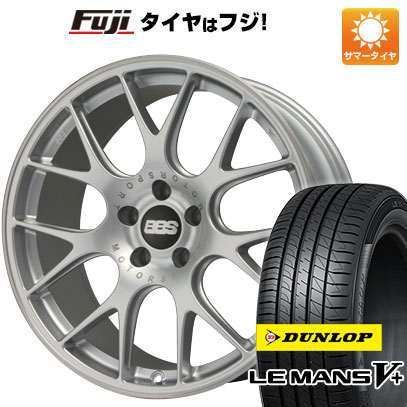 【新品国産5穴114.3車】 夏タイヤ ホイール4本セット 245/45R19 ダンロップ ルマン V+(ファイブプラス) BBS GERMANY BBS CH R ブリリアントシルバー 19インチ :fuji 1141 127635 40712 40712:フジコーポレーション