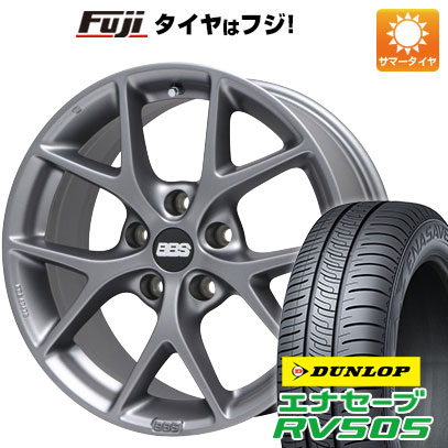 【新品国産5穴100車】 夏タイヤ ホイール４本セット 205/50R17 ダンロップ エナセーブ RV505 BBS GERMANY SR ヒマラヤサテングレー 17インチ｜fujicorporation