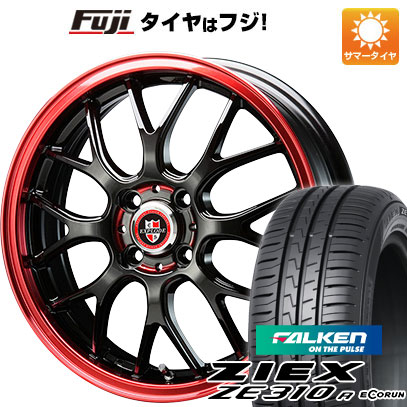 【新品国産4穴100車】 夏タイヤ ホイール4本セット 195/50R16 ファルケン ジークス ZE310R エコラン（限定） ビッグウエイ EXPLODE RBM 16インチ｜fujicorporation