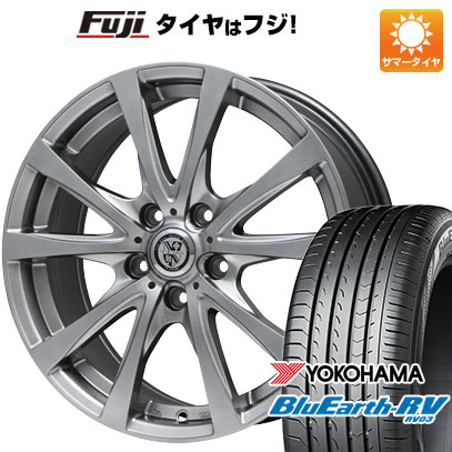 【パンク保証付】【新品国産5穴114.3車】 夏タイヤ ホイール4本セット 215/45R17 ヨコハマ ブルーアース RV 03 ビッグウエイ TRG バーン 17インチ :fuji 1781 61754 36873 36873:フジコーポレーション