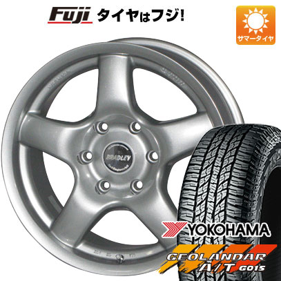 【新品国産6穴139.7】 夏タイヤ ホイール4本セット 285/70R17 ヨコハマ ジオランダー A/T G015 OWL/RBL フォーバイフォー ブラッドレー パイ 17インチ :fuji 11521 103597 24489 24489:フジコーポレーション