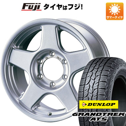 【新品】ジムニーシエラ 夏タイヤ ホイール4本セット 225/70R16 ダンロップ グラントレック AT5 フォーバイフォーエンジニア ブラッドレー V 16インチ :fuji 16701 116335 32867 32867:フジコーポレーション