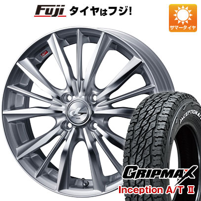 新品 ハスラー デリカミニ(4WD) サマータイヤ ホイール4本セット 165/60R15 グリップマックス インセプション A/TII RWL(限定) ウェッズ レオニス VX 15インチ :fuji 21761 132664 42828 42828:フジコーポレーション