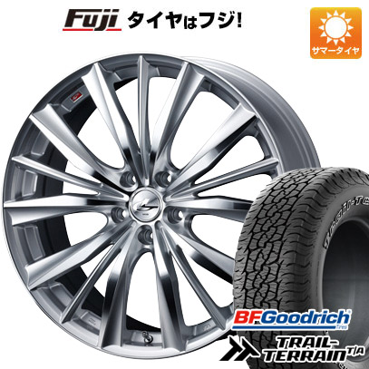 【新品国産5穴114.3車】 夏タイヤ ホイール4本セット 225/55R18 BFグッドリッチ トレールテレーンT/A ORBL ウェッズ レオニス VX 18インチ :fuji 1321 136607 36808 36808:フジコーポレーション